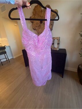 Macy's Lilac Sequin Mini Dress ~ Formal/Wedding